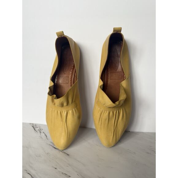 Sheridan Mia Darby Flat Yellow EU 42 / US 11 Buttery Soft Leather, D’Orsay Chic - Picture 5 of 12